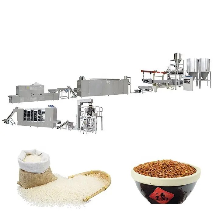 Artificial Extruded Rice Processing Line